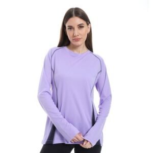 تي شيرت رياضي نسائي بتصميم مريح وخامة تنفس عالية الجودة