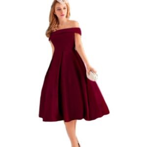 تألقي بالأحمر: فستان حريمي يجمع بين الأناقة والجاذبية