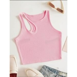 تألقي بالأنوثة مع توب حريمي قطني بلون روز ناعم